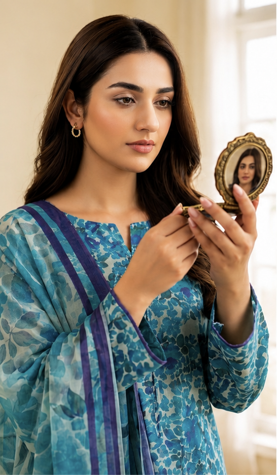 UNSTITCHED Premium PRINTED 3pic